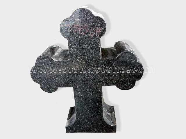 Cross Granite Tomb Headstone 003 - VIEKA - Natural Culture Stone, Slate