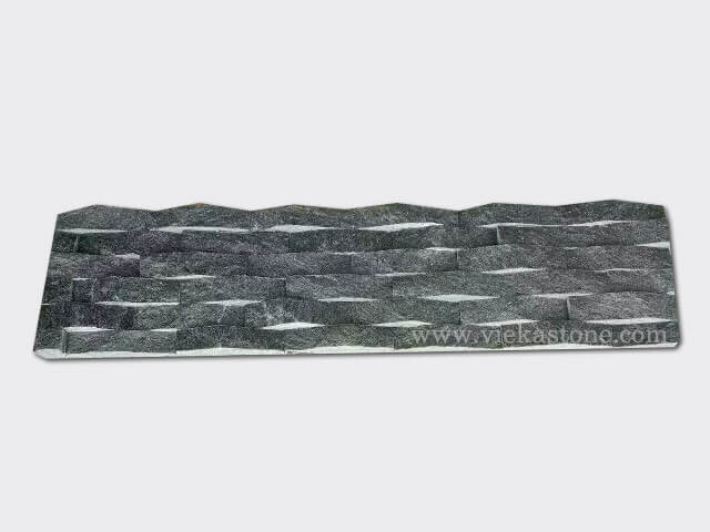Black Quartz Stone Panels Wall Cladding RP053 - VIEKA - Natural Culture ...